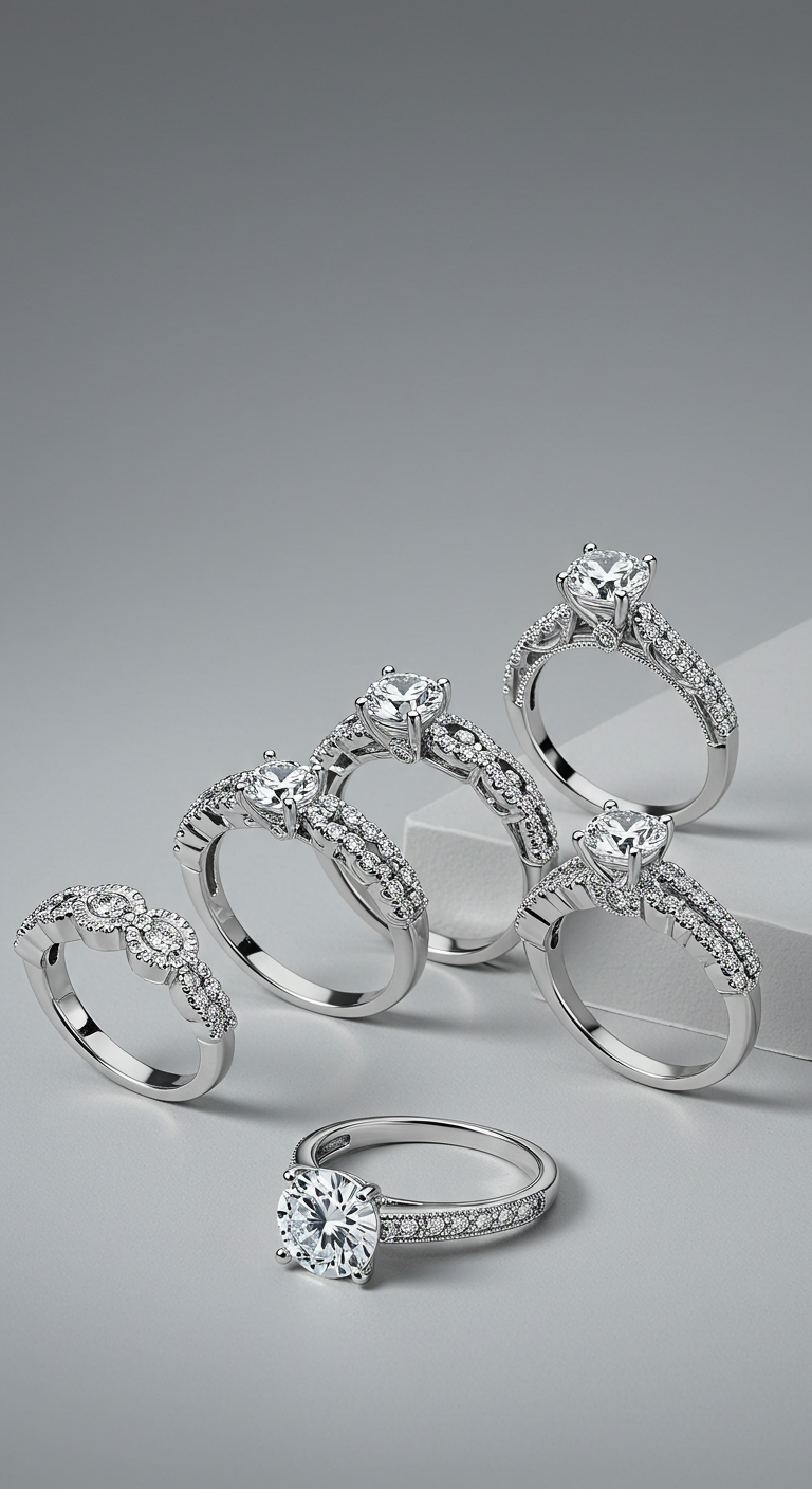 engagement rings silver