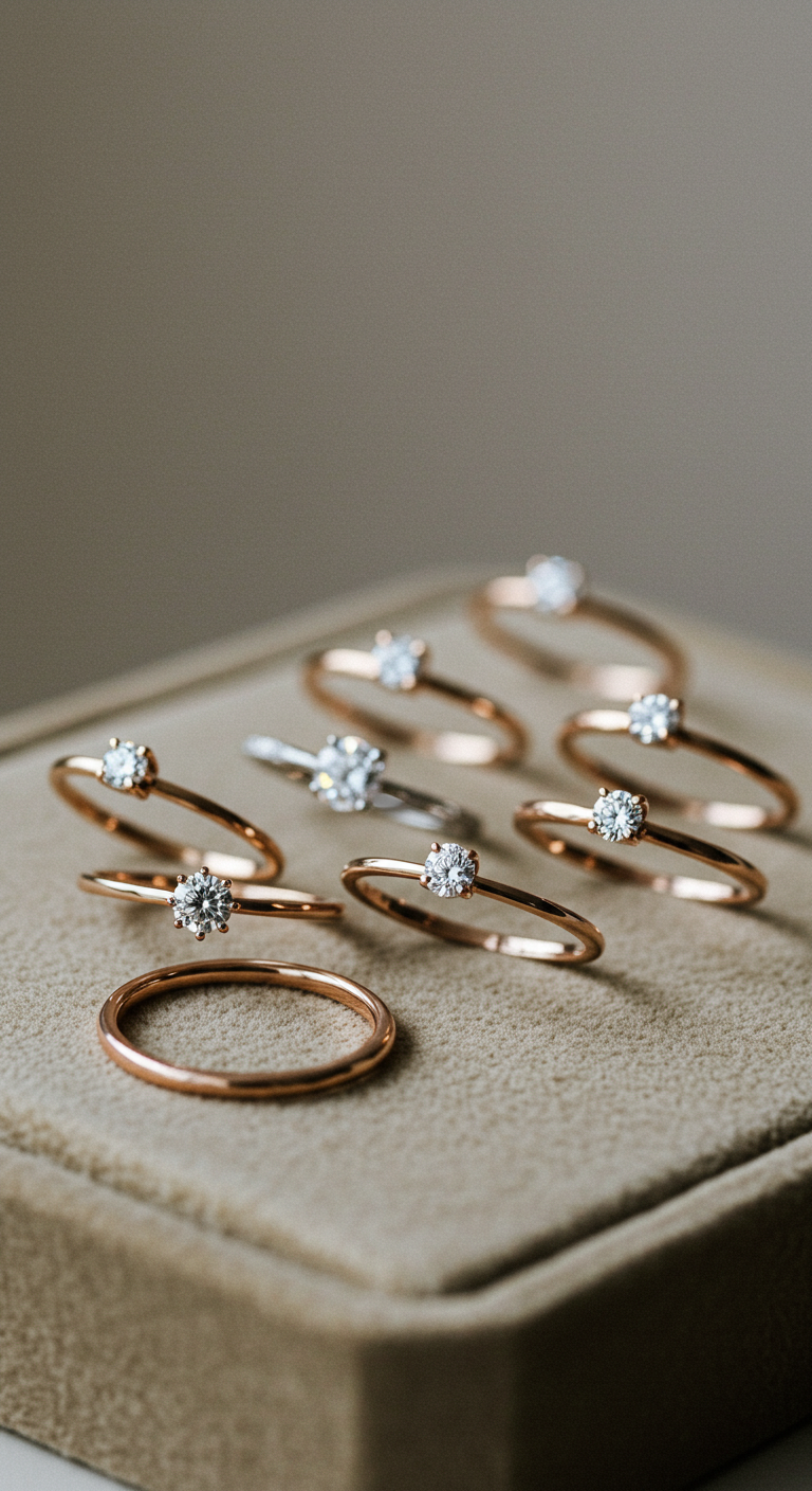 engagement rings simple 