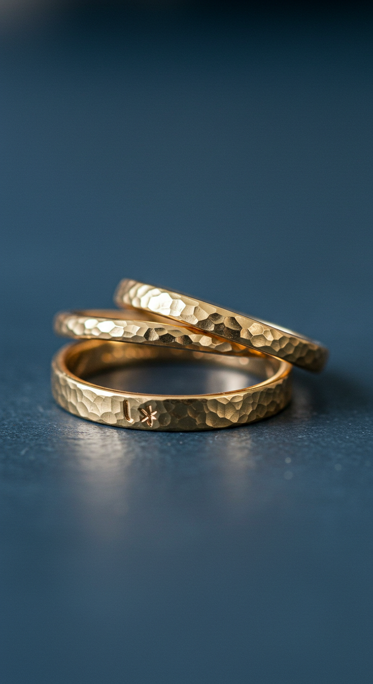 gold promise rings