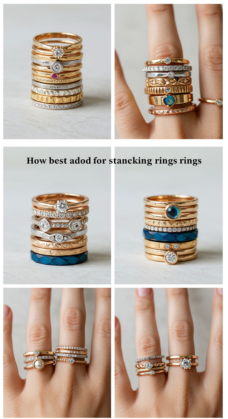 how to stack rings