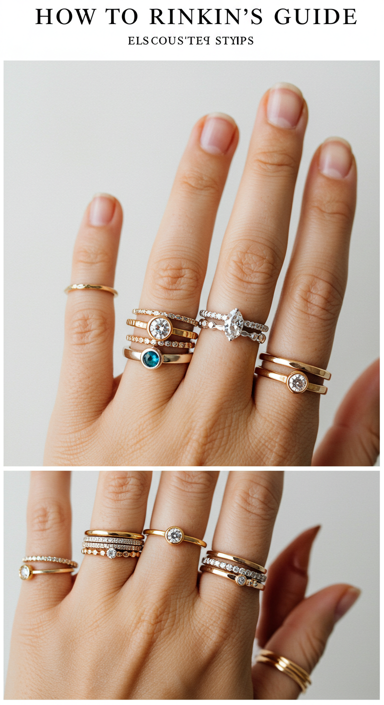 how to stack rings