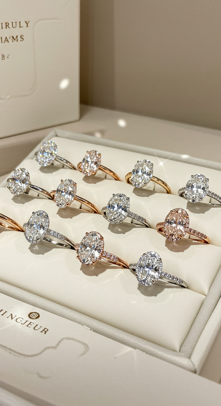 oval engagement rings