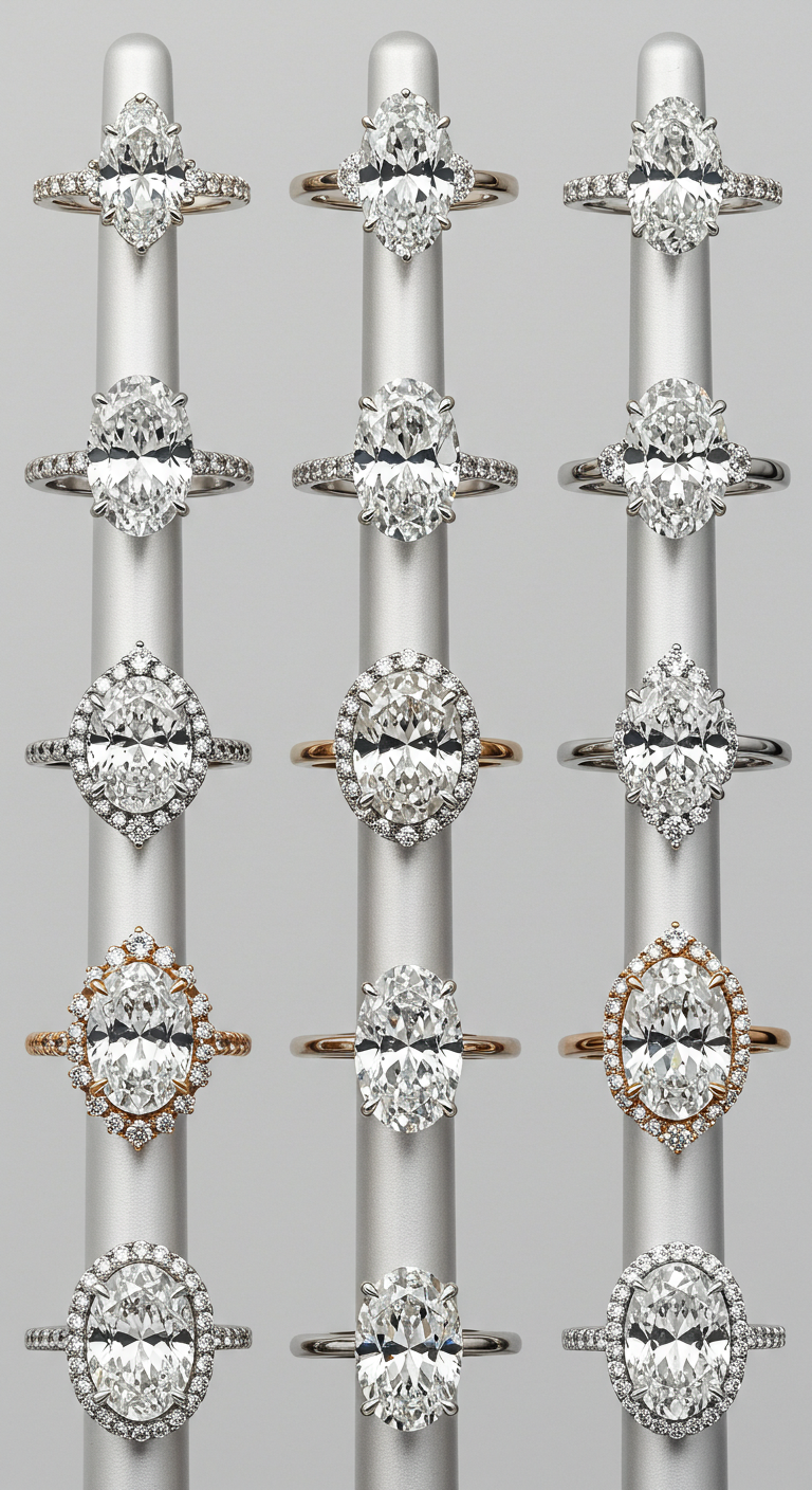 oval engagement rings