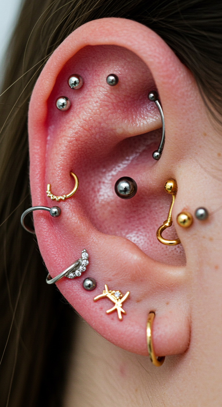 piercing stack