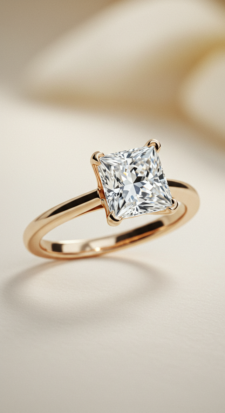 princess cut engagement rings 