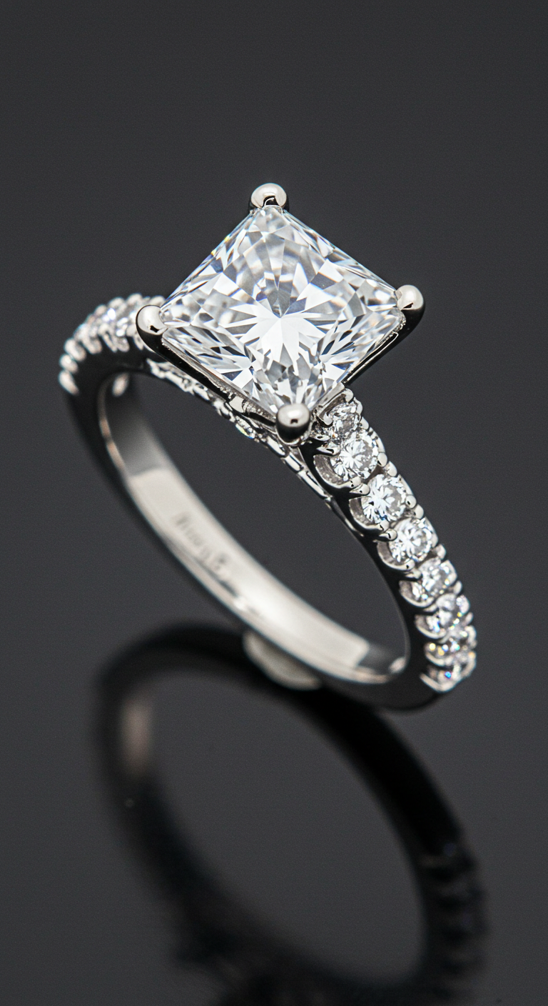 princess cut engagement rings 