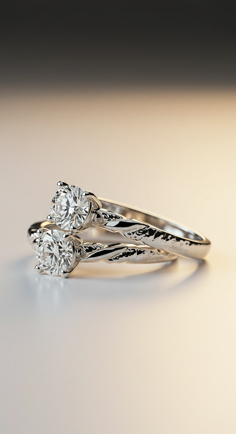 silver engagement rings