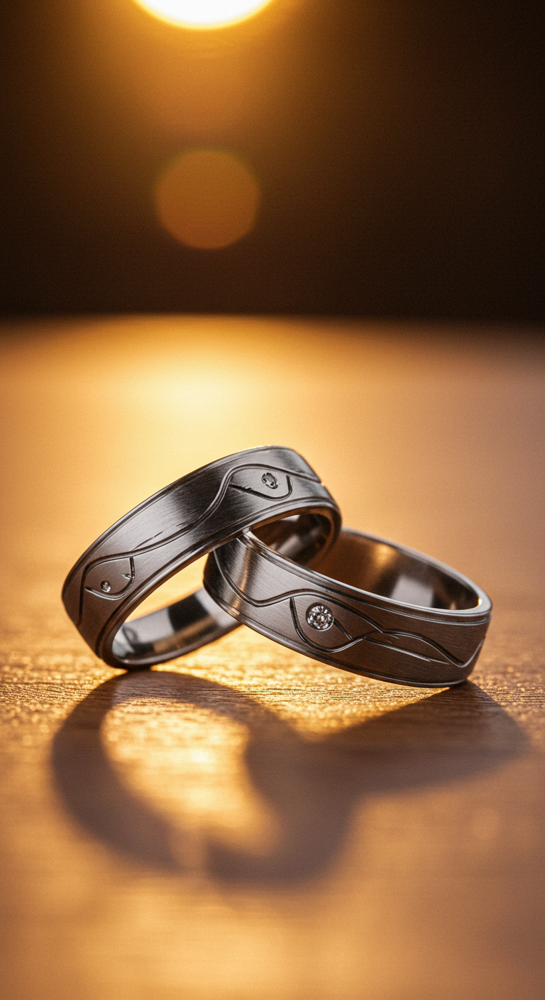 silver wedding rings