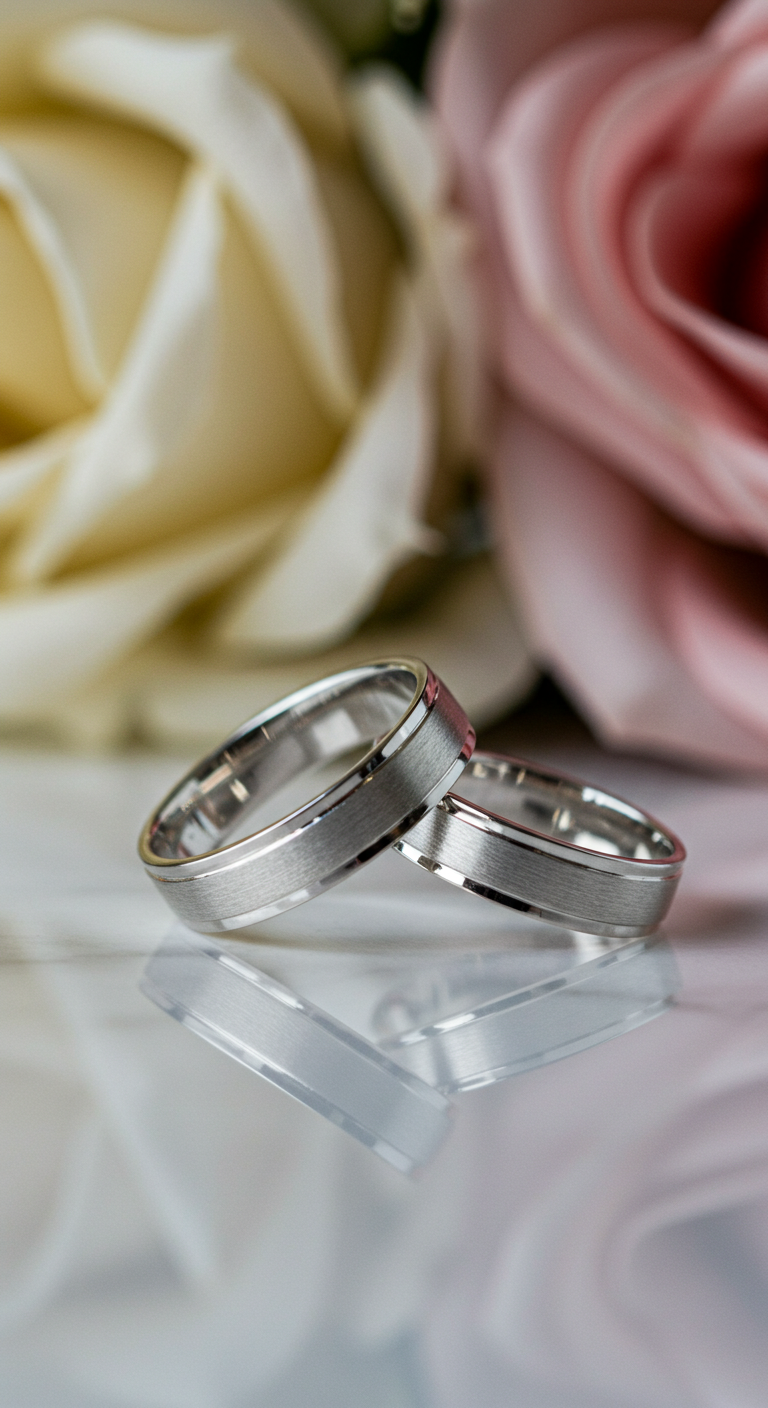 silver wedding rings