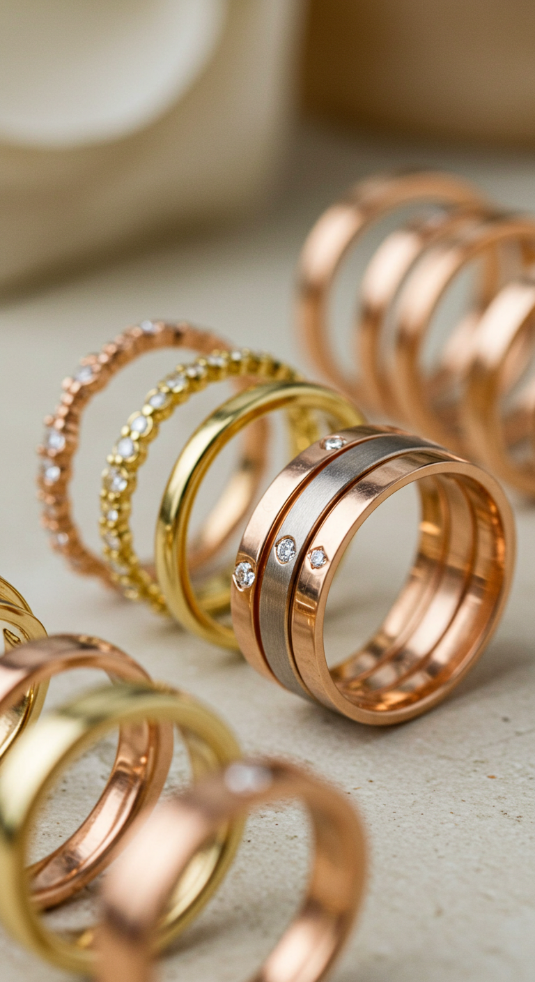 stackable wedding rings