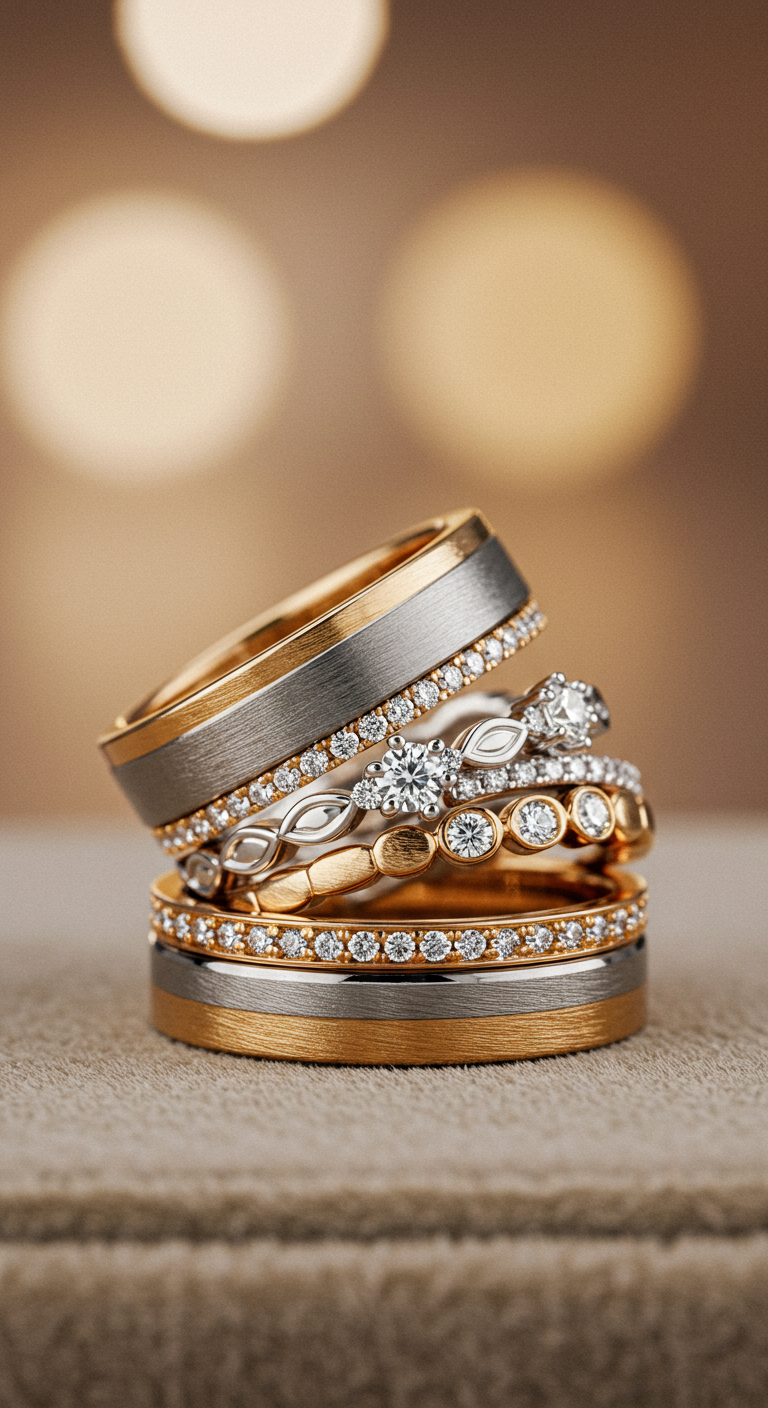 stackable wedding rings