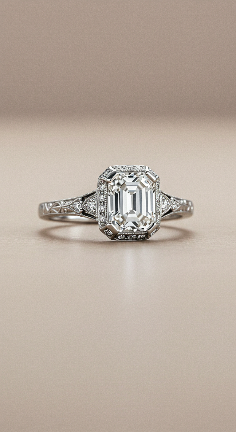 vintage style engagement rings