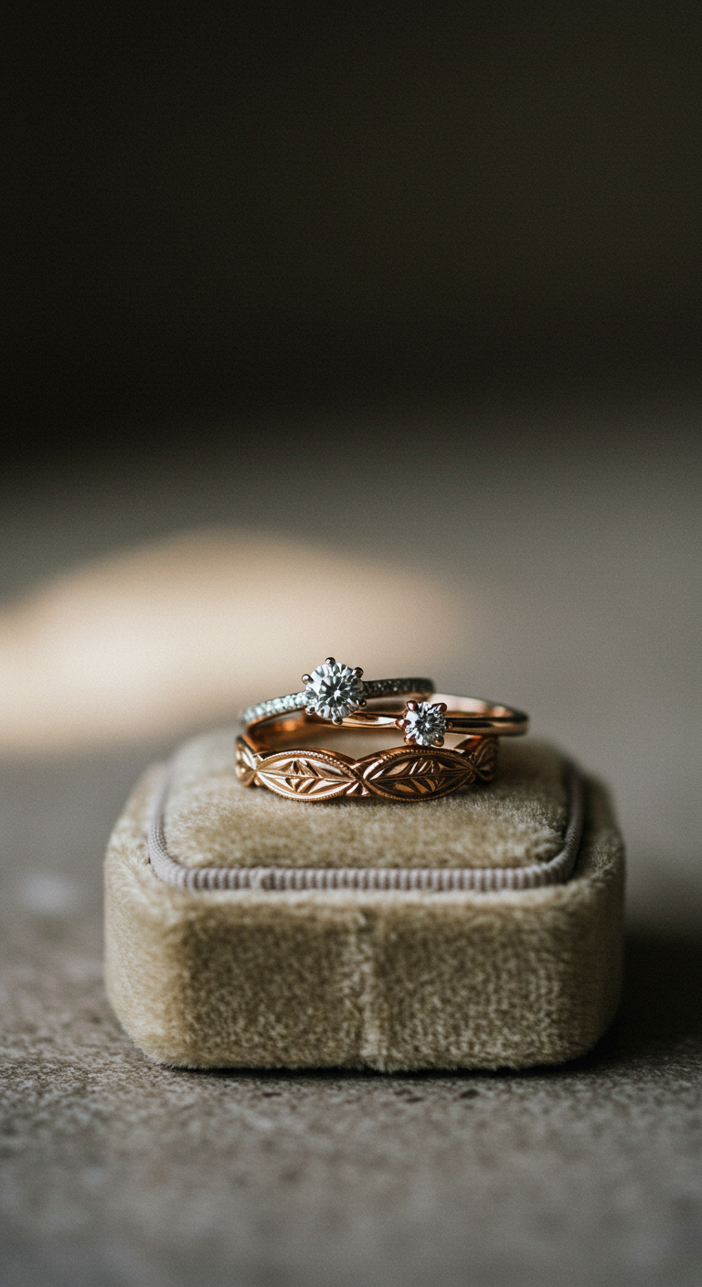 vintage wedding rings 1920s