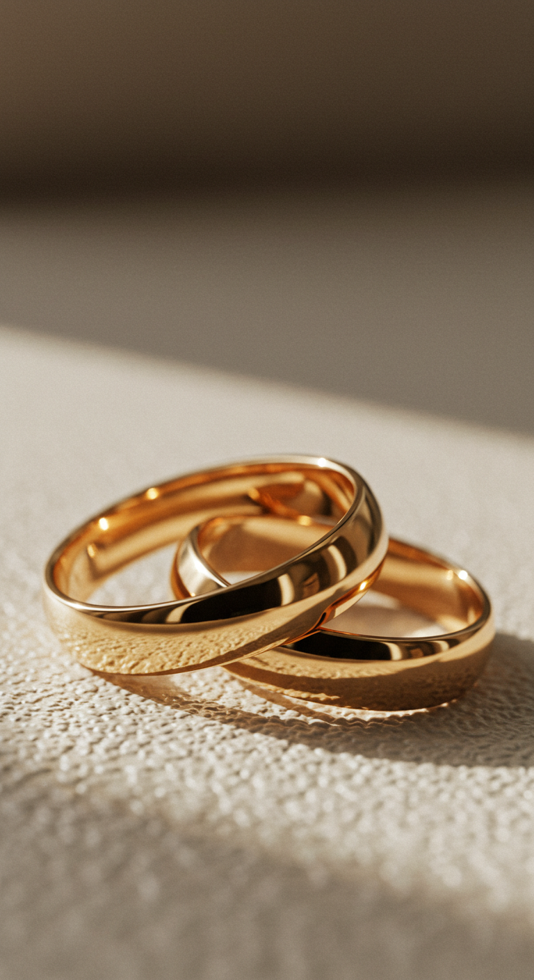 wedding rings gold
