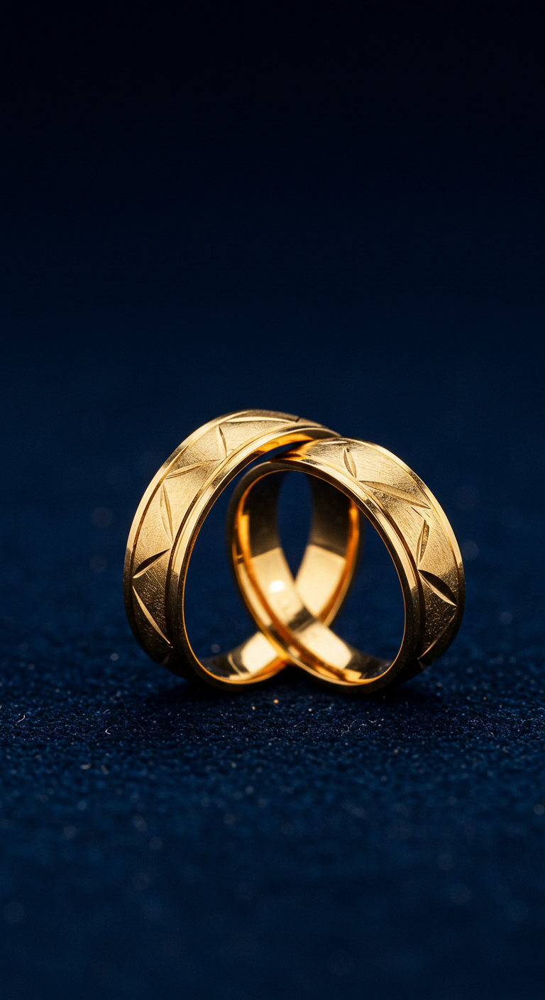 wedding rings gold