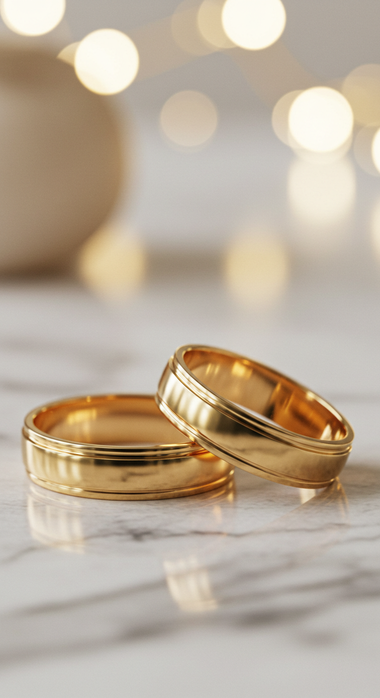 wedding rings gold