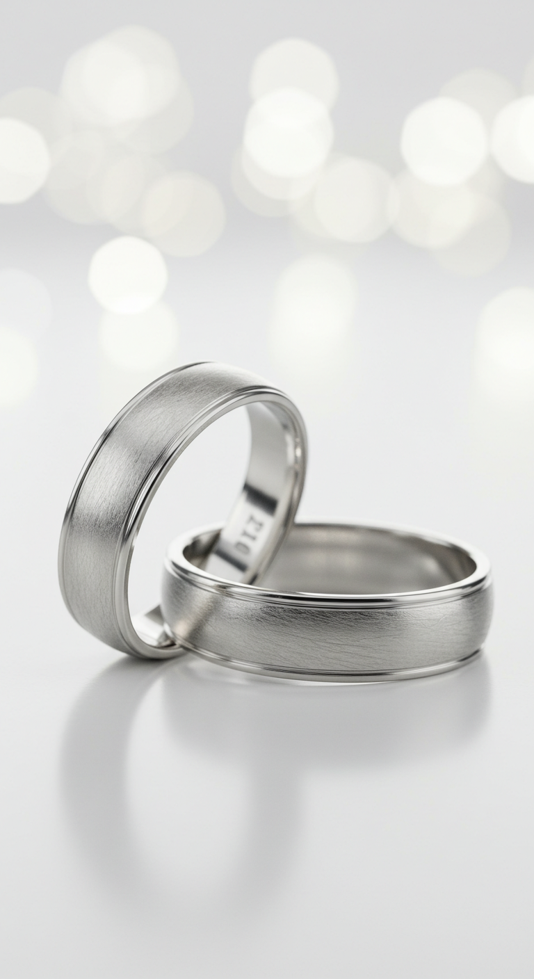 wedding rings silver