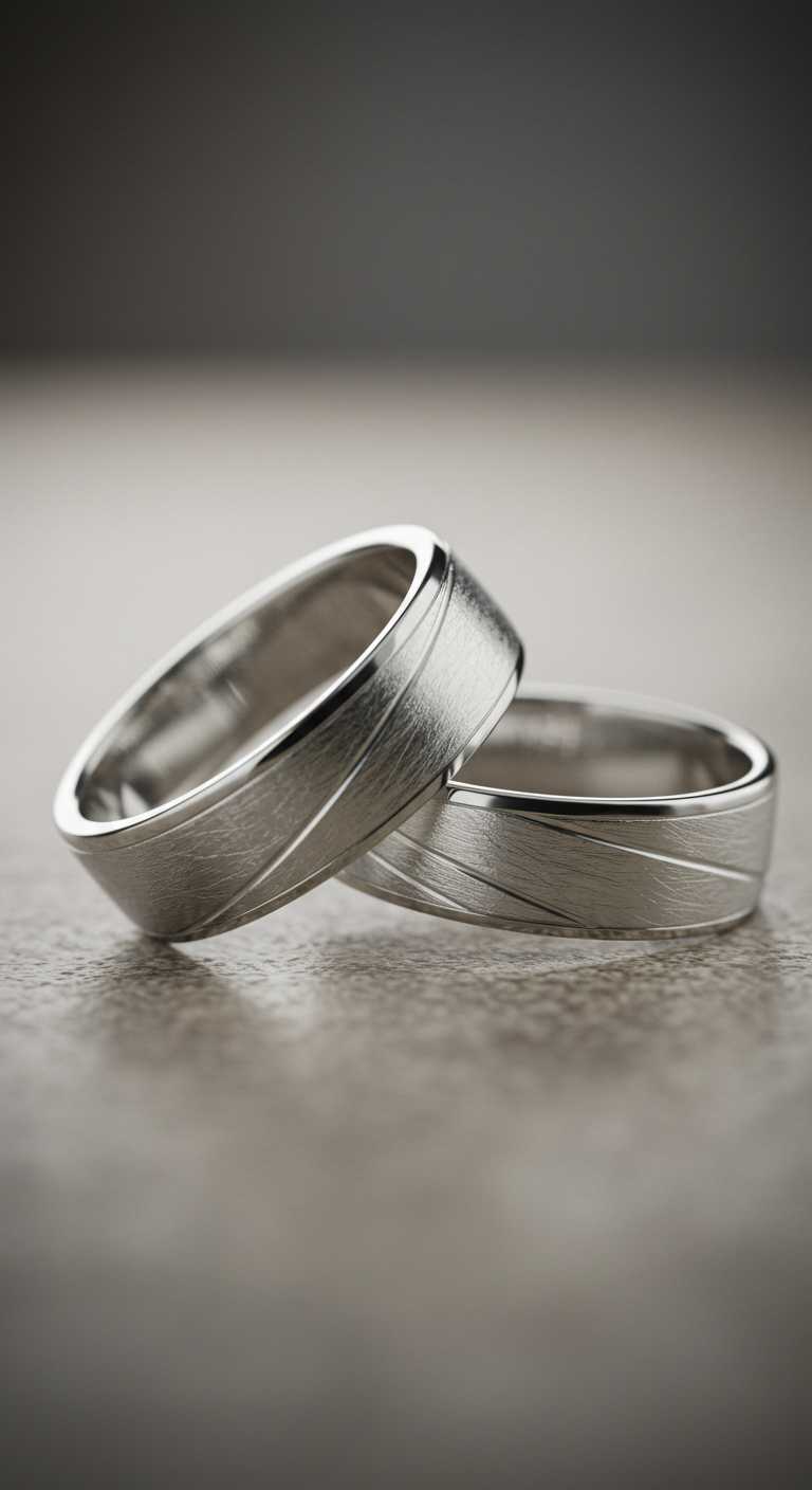 wedding rings silver