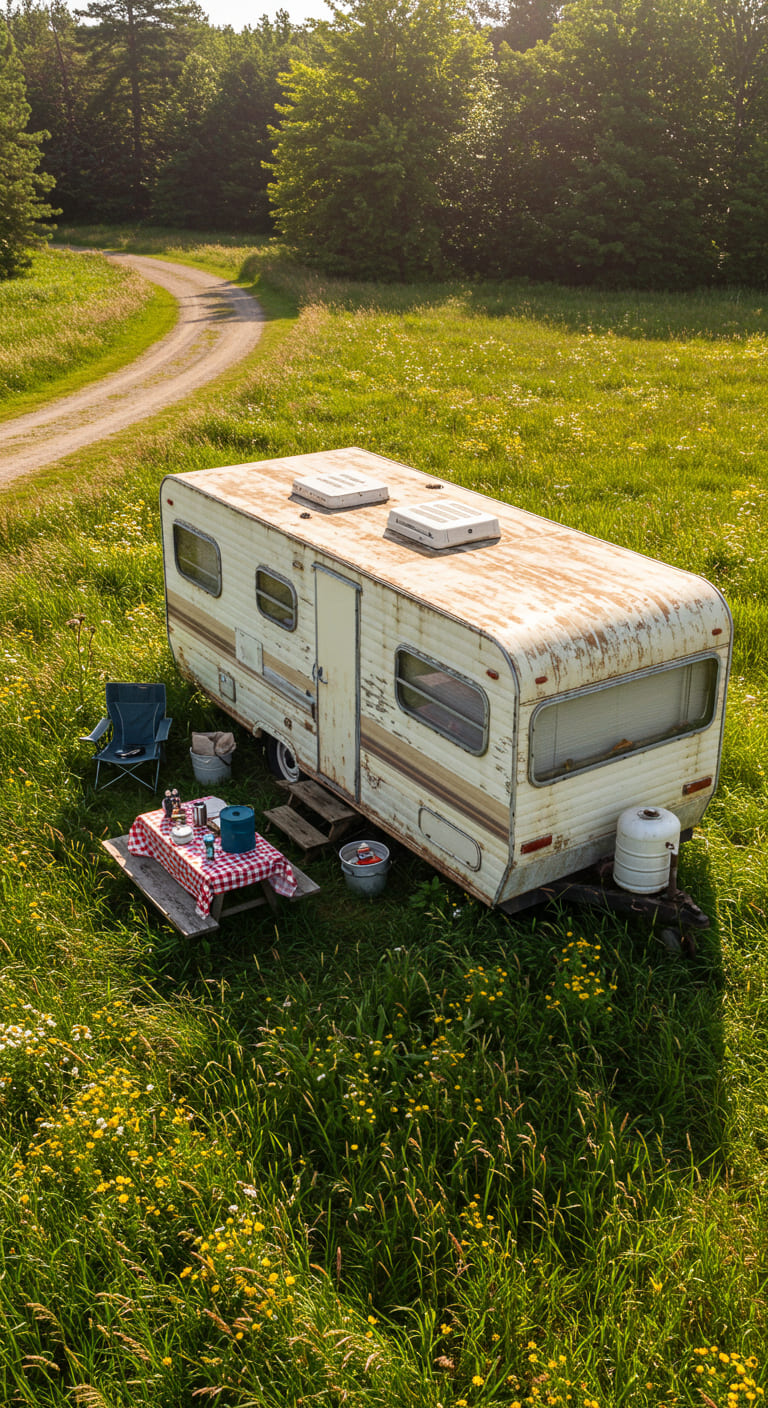 White Trailer Home Bliss: Discover Your Dream Space Today! Click to Explore Stunning Designs!