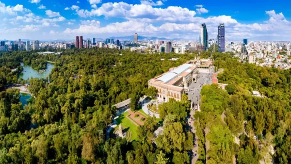 Der " Bosque de Chapultepec in Mexiko-Stadt, Mexiko