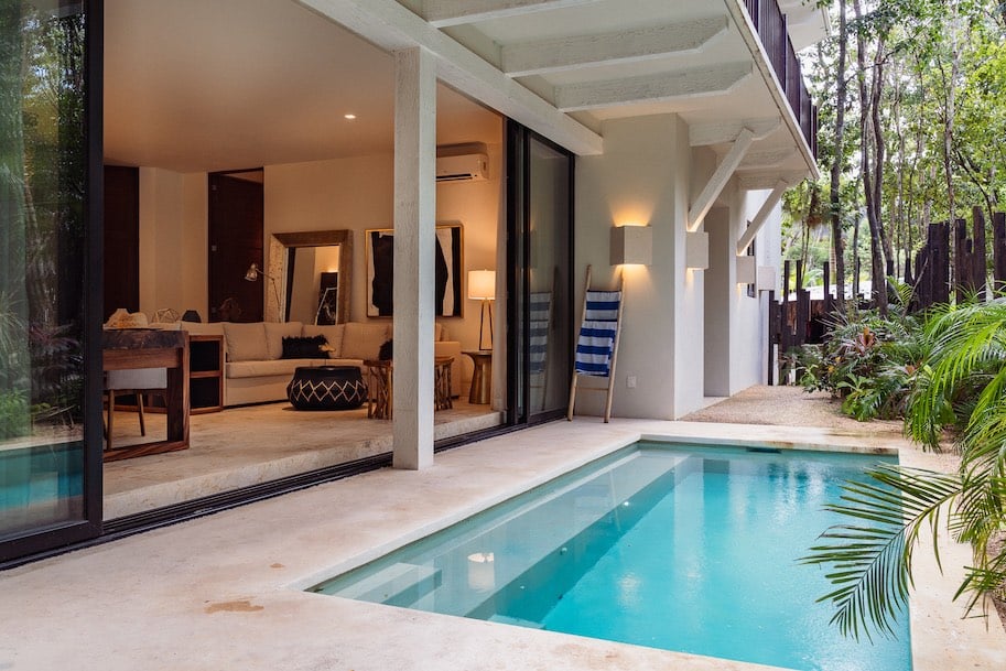 season apartment in tulum with pool