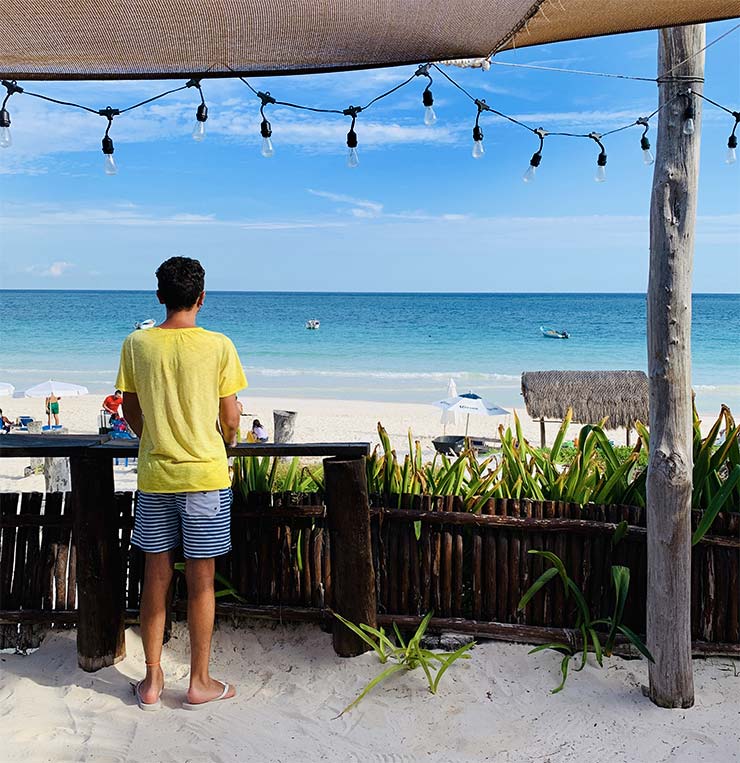 Bar Playa Las Palmas in Tulum (Photo: This World is Ours)