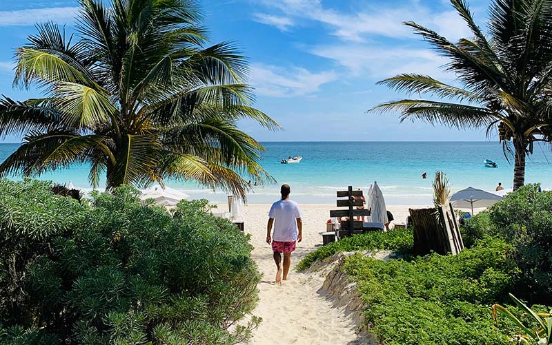 O mar de Tulum (Foto: Esse Mundo É Nosso)