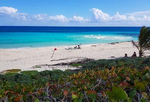 Praia em Cozumel (Foto: Esse Mundo É Nosso)