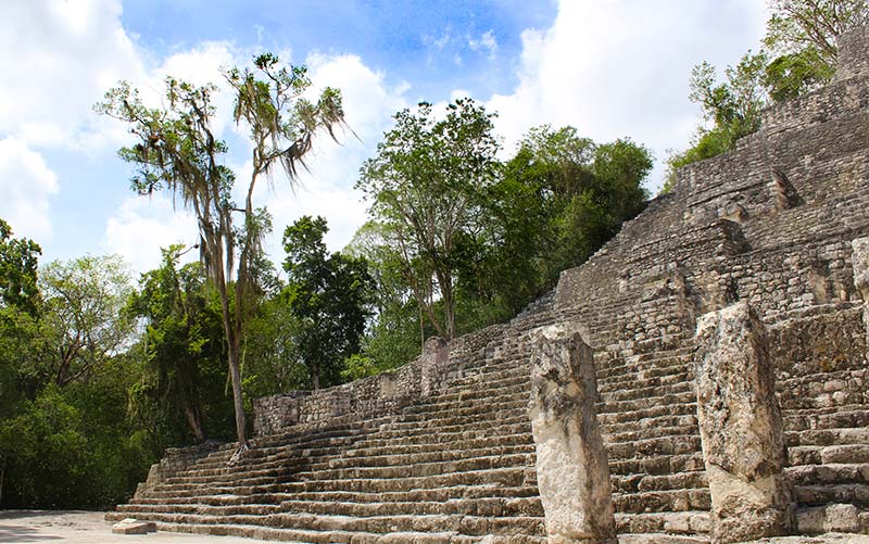 Calakmul, the largest Mayan archaeological site in Mexico