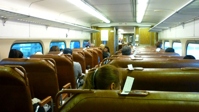 Train that takes you from Newark Airport to New York City (Photo: This World is Ours)