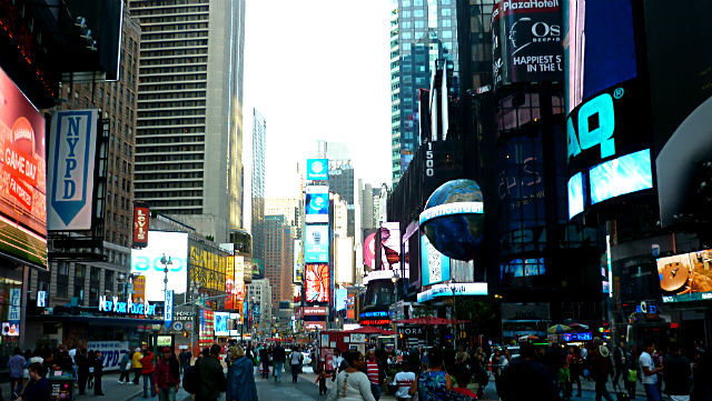 Times Square in New York (Photo: This World is Ours)