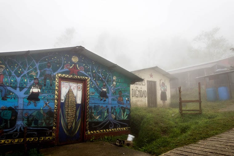 Zapatista Snail from Oventic near San Cristobal de Las Casas, Chiapas, Mexico