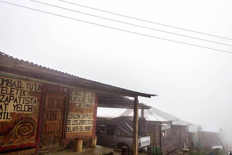 Zapatista Snail from Oventic near San Cristobal de Las Casas, Chiapas, Mexico