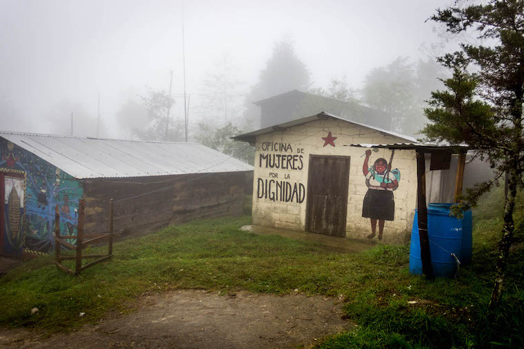 Zapatista Snail from Oventic near San Cristobal de Las Casas, Chiapas, Mexico