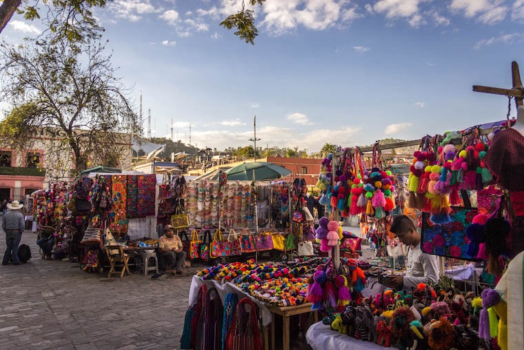 Mercado de artesanías de Oaxaca