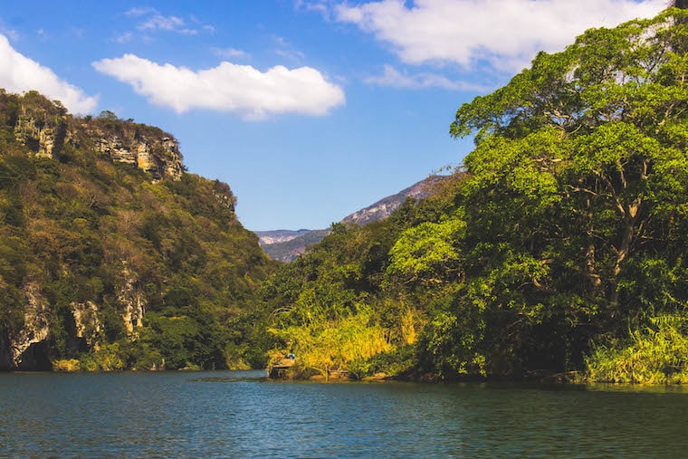 Sumidero Canyon in Chiapas, Mexico