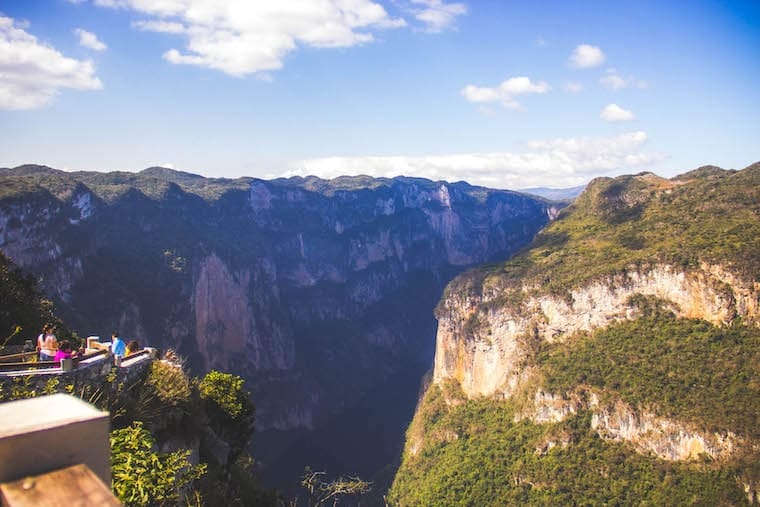 Sumidero Canyon in Chiapas, Mexico