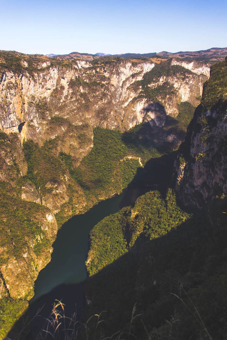 Sumidero Canyon in Chiapas, Mexico