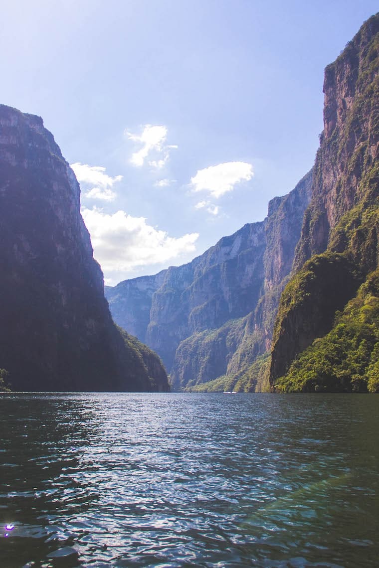 Sumidero Canyon in Chiapas, Mexico