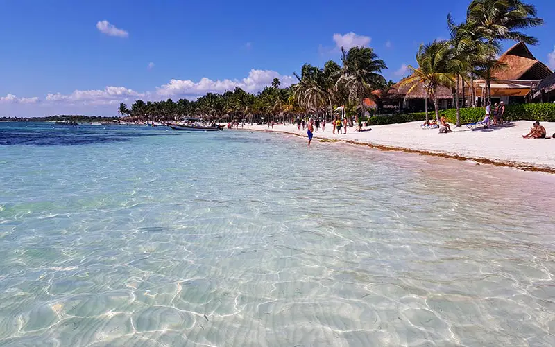 Praia de Akumal, México (Foto: Esse Mundo É Nosso)