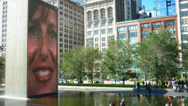 Crown Fountain at Millennium Park in Chicago (Photo: This World is Ours)