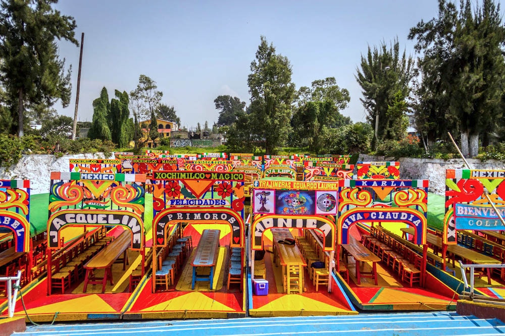 Tour in the trajineras of Xochimilco, Mexico City