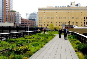 High Line: suspended park in New York