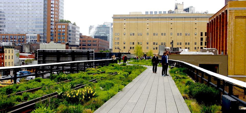 High Line: suspended park in New York