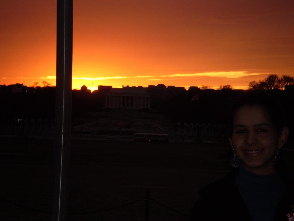 Sunset in Washington DC