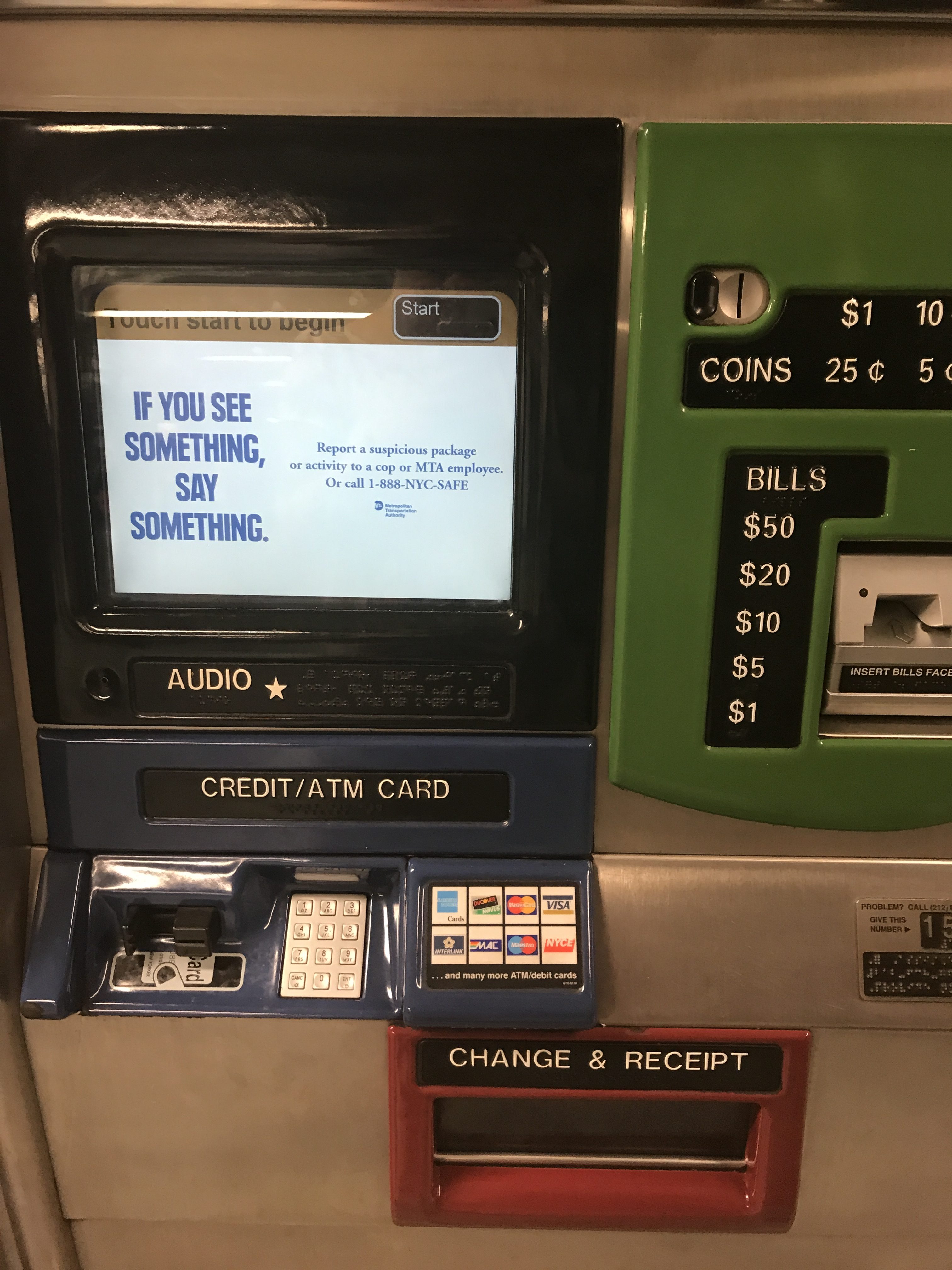 new york subway card not accepted