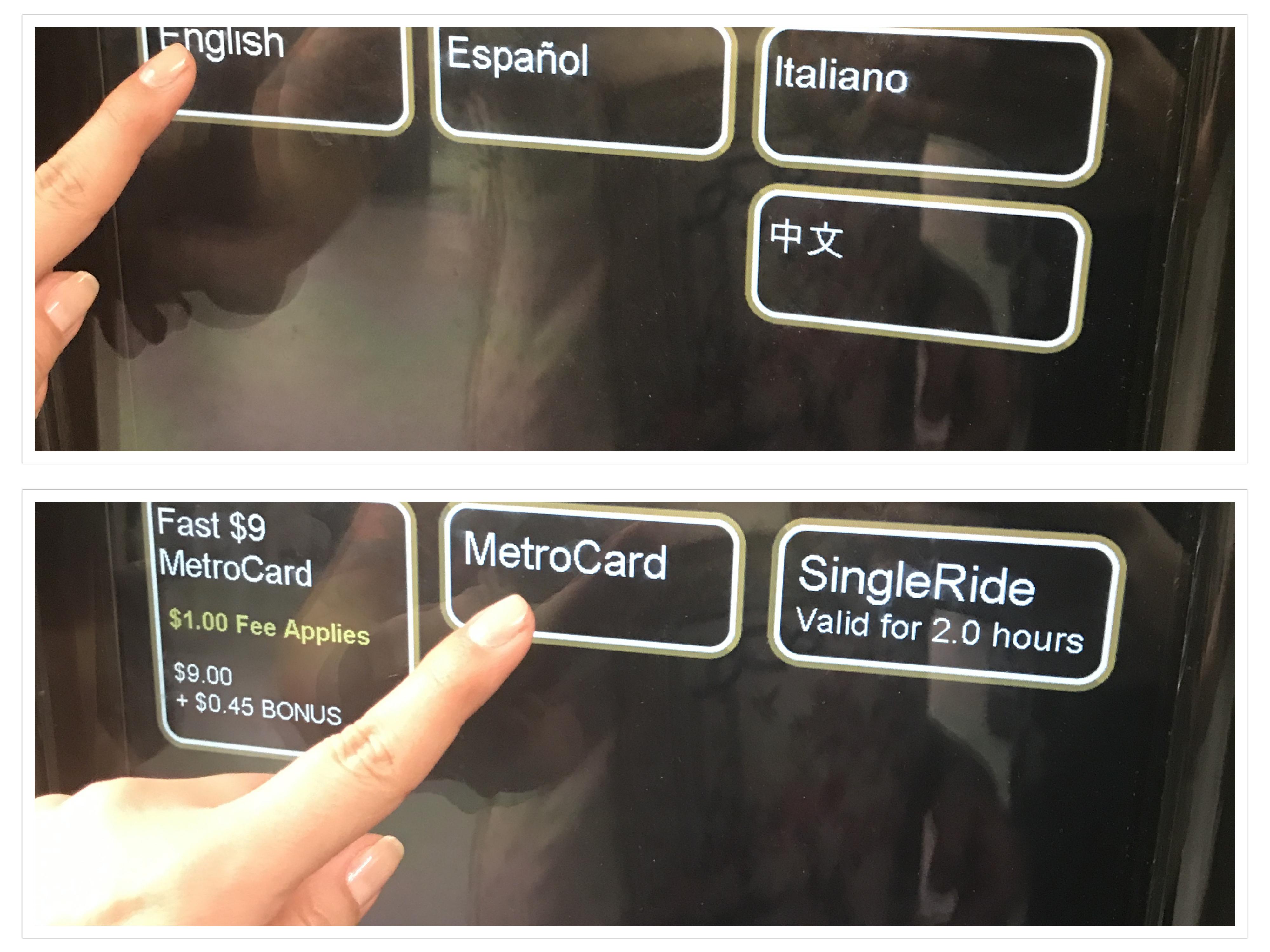 How to buy a subway card in New York