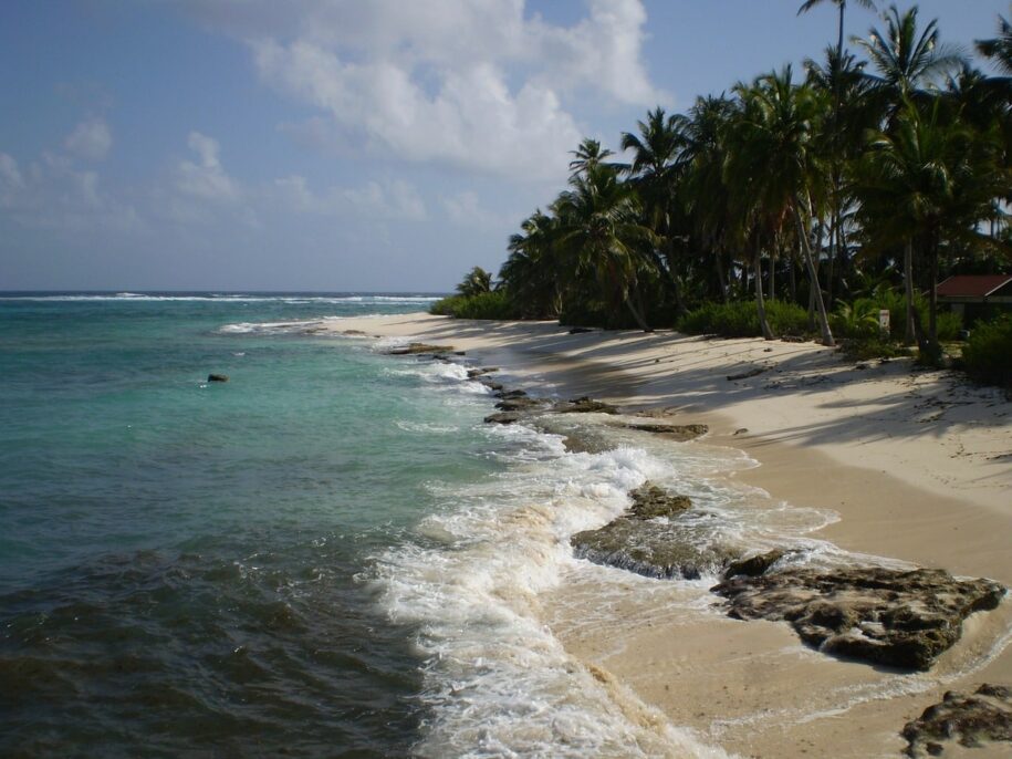 praia san andres colombia mar