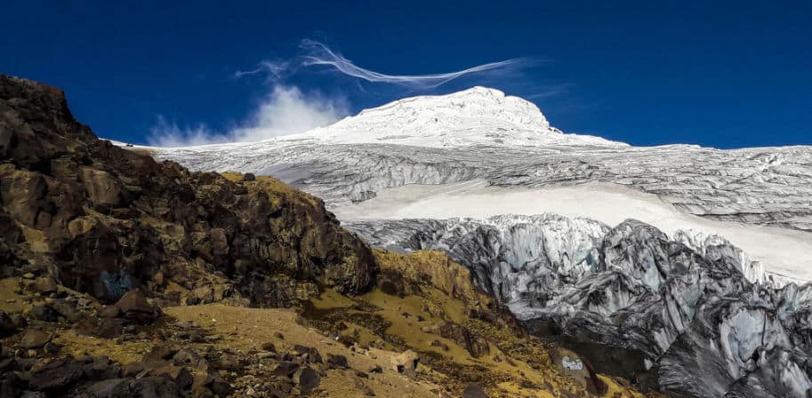 Hermoso Glacier, Cayambe, 5790 meters