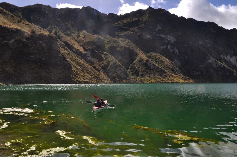 Quilotoa Lagoon Equador